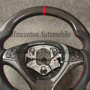 I prodotti più popolari in pelle traforata in fibra di carbonio volante per BMW X5 X6 E70 E71 volante - Product Image 5