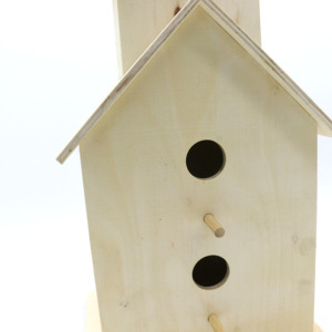 Yüksek kaliteli kuş evi toptan ahşap kuş yuvalama ev dekorasyon Mini kontrplak kuş kafesi - Product Image 5