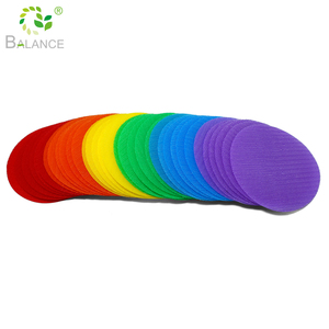 <span class=keywords><strong>Amazon</strong></span> Venta caliente 4 pulgadas alfombra marcadores sentado lugar gancho y bucle puntos <span class=keywords><strong>para</strong></span> el aula preescolar y - Product Image 3