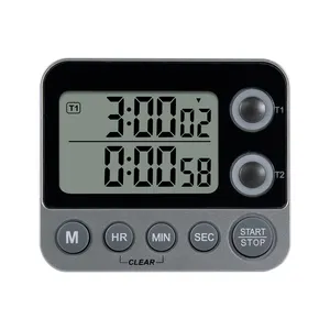 ET6007 Dual Channel Digitale Countup Countdown Elektronische Sport Timer Kookwekker