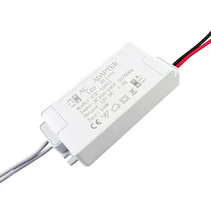 输出DC12V恒压LED驱动器12W 18W 24W 36W LED电源，用于低功率柜灯G4 G5.3 LED灯珠