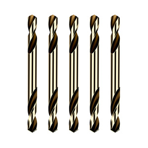 Broca helicoidal Baolian de doble cabeza M2 de acero de alta velocidad con acabado dorado para perforación de metal, acero inoxidable, aluminio y placas de hierro - Product Image 5