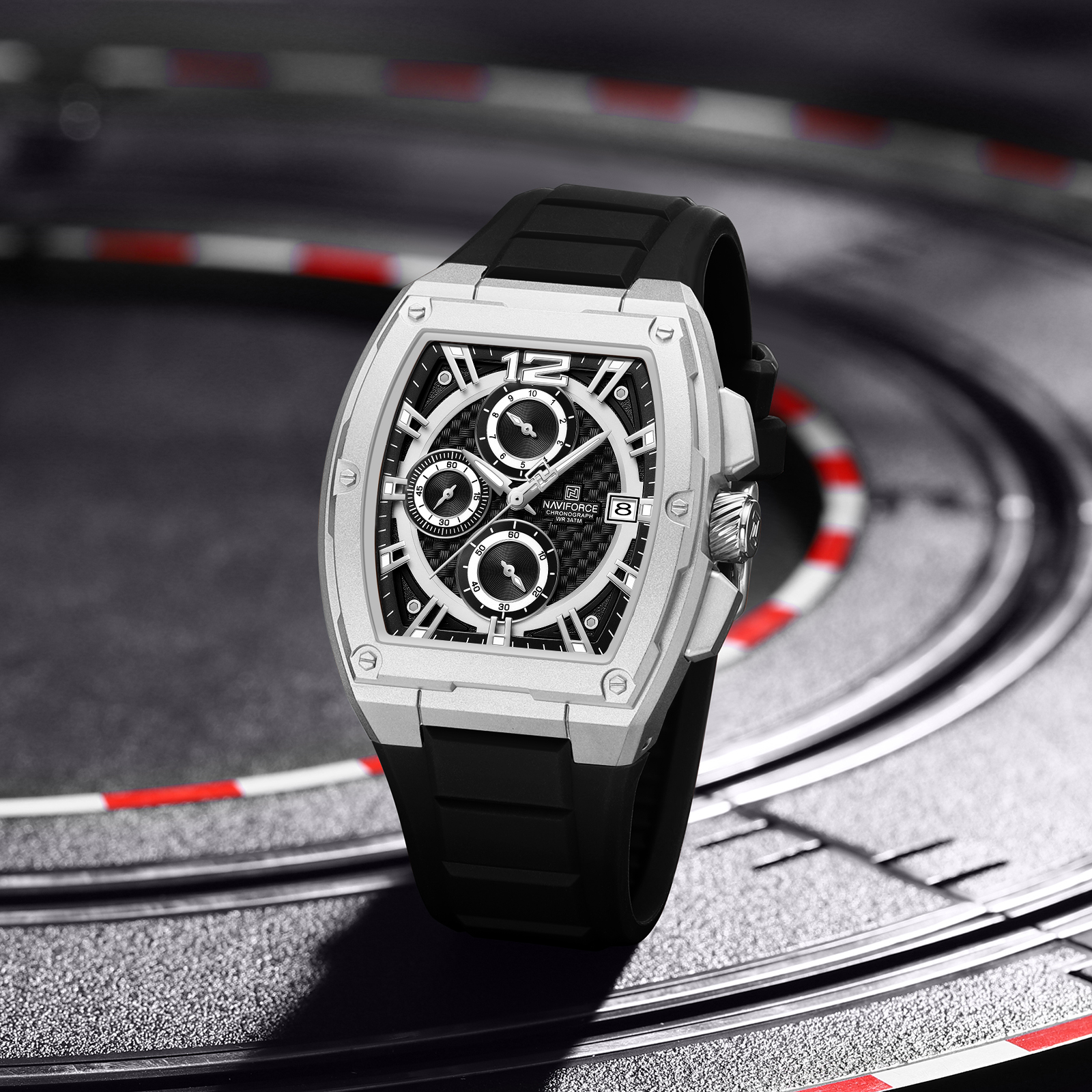 Naviforce Waterproof Quartz Movement Men's Chronograph Watch