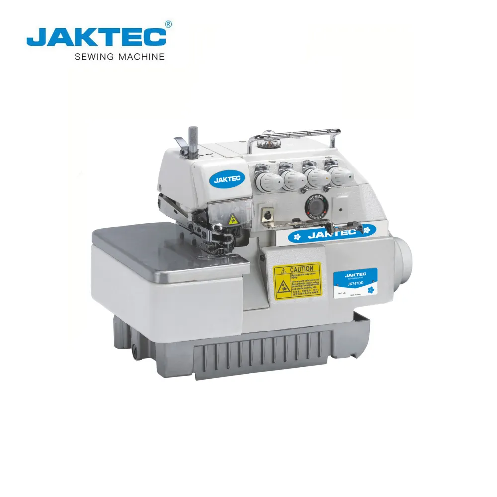 Máquina de coser industrial overlock de cuatro hilos, unidad directa de JK747F-DD