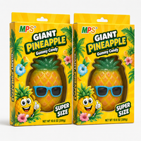 Caramelos de Goma Gigantes Personalizados MPS - Sabor Afrutado Bajo en Azúcar, Forma de Dibujos Animados, Multicolores