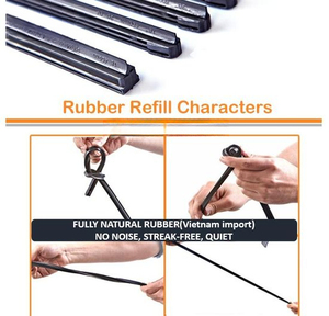 Spazzola Tergicristallo Piatta Aerotwin, Fornitura di Fabbrica, Qualità Superiore, Economica, Universale per <span class=keywords><strong>Auto</strong></span>, Tipo a Gancio, Bestseller - Product Image 6