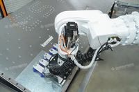 Prensa Plegadora Hidráulica CNC Industrial con Celda de Plegado Robótica Integrada, Operación Desatendida, Plegadora de Servicio Pesado, Soluciones Personalizadas