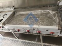 Prix d'usine 580CM Remorque de cuisine mobile personnalisée entièrement équipée de haute qualité pour la vente de nourriture en extérieur