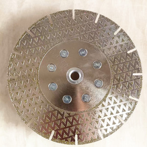 150 mm 6 Inch Gold Anger Grinder Cutting Disc Diamond Electroplated Circular Hard Stone Cutting Diamond <strong>Blade</strong> <strong>Saw</strong> - Product Image 3