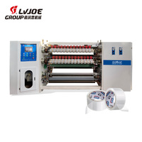 Machine de découpe et de rembobinage de rouleaux géants de ruban adhésif BOPP ultra-transparent