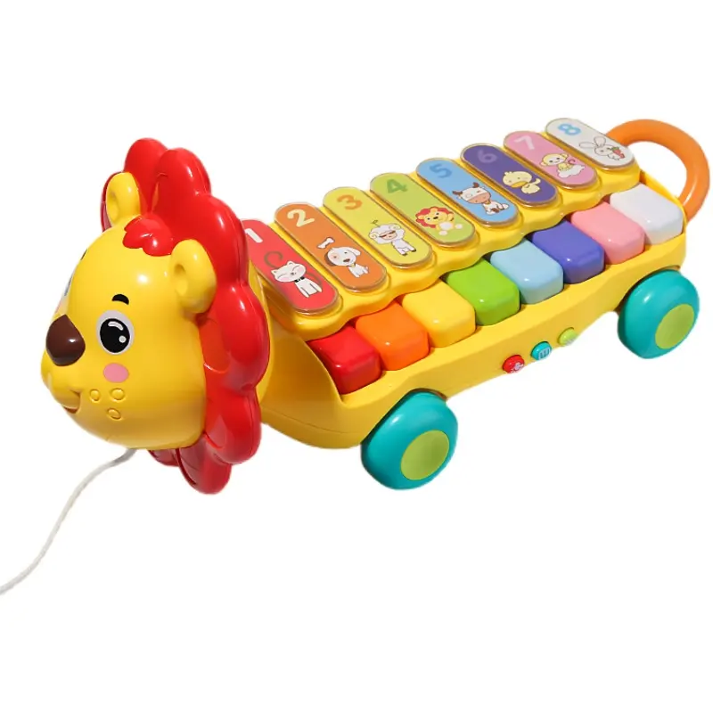 Bebek haddeleme ksilofon klavye piyano elektrikli müzik oyuncaklar elektrikli bebek piyano oyuncak