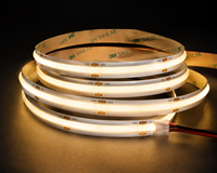 Tira de Luz LED COB de Alto Rendimiento, 528 LED, Blanco Cálido/Blanco Frío, 12V/24V, IP33, Flexible, para Iluminación Interior Comercial