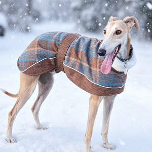 Ropa para Mascotas, Chaqueta para Perro, Ropa <span class=keywords><strong>de</strong></span> Invierno para Perros Galgos, Hunde Zubehor, Abrigo para Perro Greyhound, Whippet, Lurcher - Product Image 5