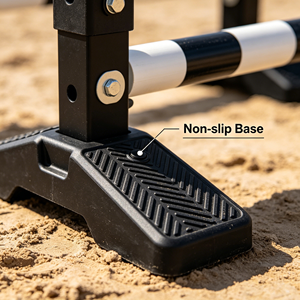 Set di <span class=keywords><strong>Ostacoli</strong></span> per Salto Equestre in Alluminio Leggero, Resistente PVC, Altezza Regolabile, Certificato CE - Product Image 5