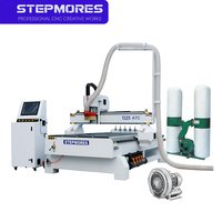 Máquina de Tallado y Corte de Madera CNC Automática de Alto Rendimiento 2030 2040, Router CNC ATC para Trabajos en Madera