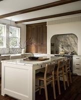 Cuisine Modulaire Moderne en Bois Blanc 2026 avec Construction en MDF, Conception Ignifuge et Écologique pour Villa et Appartement (Rangement)
