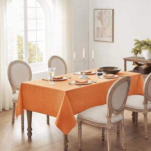 Nappe de ferme de Style ethnique Stock vert sauge Rectangle lin Texture Polyester pour cuisine vacances fête décor pour hôtels - Product Image 2