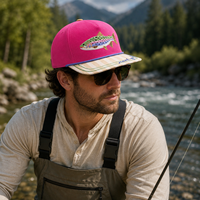 Casquette de baseball vintage structurée à 5 panneaux avec patch brodé personnalisé Dymf, vente en gros, pour la pêche et les activités de plein air, casquette homme