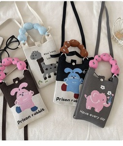 กระเป๋าโทรศัพท์มือถือขนสัตว์<span class=keywords><strong>ขน</strong></span>าดเล็ก ดีไซน์น่ารัก สไตล์ใหม่ ใช้ได้กับทุกชุด พกพาสะดวก สวยงาม - Product Image 4