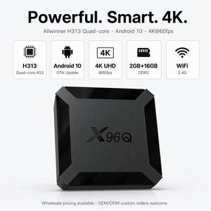 Decodificador <span class=keywords><strong>X96Q</strong></span> Android OTT TV Box con Firmware Personalizado y Actualización OTA al Por Mayor OEM Smart TV Box <span class=keywords><strong>X96Q</strong></span> <span class=keywords><strong>PRO</strong></span> - Product Image 2