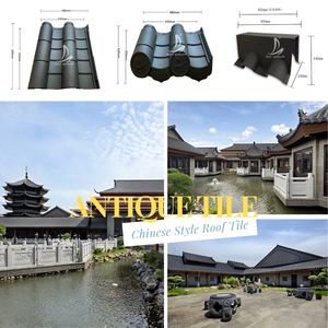 <span class=keywords><strong>Tegole</strong></span> per Tetti in Stile Cinese Tradizionale, Decorazione in Plastica, Lastra per Tetto in Polimero ad Alta Resistenza, Tegola Antica - Product Image 5