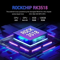 Boîtier TV Android 16 8K dernière génération Mortal T1+ avec faible consommation d'énergie, 8 Go de RAM, Wi-Fi double bande