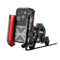Support de téléphone pour moto avec ventilateur de refroidissement et charge rapide, support de refroidissement pour téléphone Rider TEC, refroidissement semi-conducteur pour moto