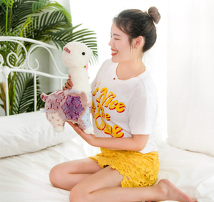 Peluches Gigantes <span class=keywords><strong>de</strong></span> Llama Peruana <span class=keywords><strong>de</strong></span> 40 cm, Animales <span class=keywords><strong>de</strong></span> <span class=keywords><strong>Peluche</strong></span> <span class=keywords><strong>de</strong></span> <span class=keywords><strong>Alpaca</strong></span> para Niñas y Niños, Regalo, Peluches Grandes, Envío Directo - Product Image 2
