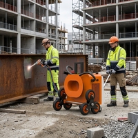 Machine de nettoyage laser à fibre refroidie par air JNCT 500W - Économie d'énergie élevée, contrôle automatique, respectueuse de l'environnement, pour acier inoxydable, bois, verre