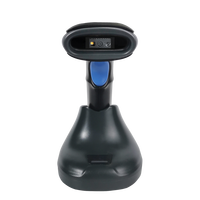 Lecteur de codes-barres 2D sans fil, lecteur de codes QR 2.4G, scanner de codes-barres industriel portable pour supermarché et entrepôt