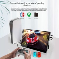Moniteur portable tactile IPS Sanjiada 10,5 pouces 16:10, extension d'écran pour ordinateur portable, affichage miroir pour téléphone, pour le bureau et le divertissement
