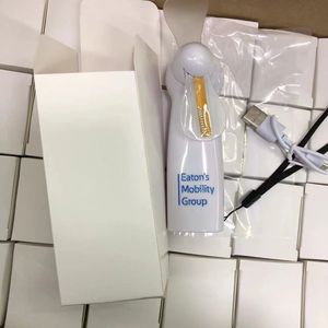 Partyartikel Mini Tragbarer Handlicher Personalisierter Batteriebetriebener Werbeventilator Programmierbarer Text Blinkdisplay <span class=keywords><strong>Handheld</strong></span> Elektrischer LED Nachrichten Ventilator - Product Image 5