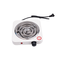 Mini cuisinière électrique en acier inoxydable, plaques chauffantes avec élément chauffant en spirale, installation intégrée, usage domestique, vente chaude