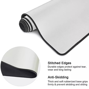 OEM Small Square Size White Mousepads Non-Slip Rubber Base <b>Computer</b> Mousepad Smooth Surface Mouse Control Mouse Pads for <b>Desk</b> - Product Image 5