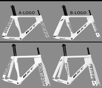 BXT TRC-195 de piste 2025 T1000 cadre de vélo de piste en Fiber de carbone piste à engrenage fixe cadre de vélo de route fourche tige de selle casque