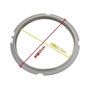Anneau d'étanchéité de 25 cm de diamètre extérieur et 21,5 cm de diamètre intérieur pour autocuiseur électrique de 5 à 6 L, pièce de rechange - Product Image 3