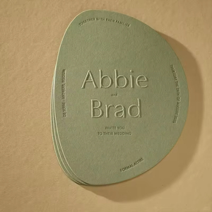 Gepersonaliseerde 3D-geëmbosseerde luxe felicitatiekaarten, op maat gemaakte vorm, logo, eigen label voor bedrijven, bedankkaartjes/ordernoten - Product Image 6