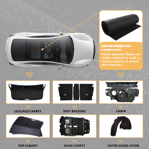 พรมและแผ่นรองพื้นรถยนต์ใยโพลีเอสเตอร์ขายดี - Product Image 5