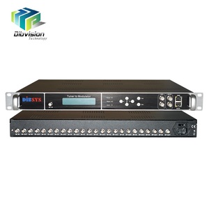 (Q112M) Transmodulateur 12 tuners FTA DVB-S2 DVB-T2 vers DVB-T pour système TV par câble coaxial, prend en charge T2MI et <span class=keywords><strong>Multistream</strong></span> - Product Image 1
