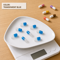Capsules nutritionnelles vides en HPMC de qualité alimentaire, transparentes, colorées et personnalisées, adaptées aux végétariens