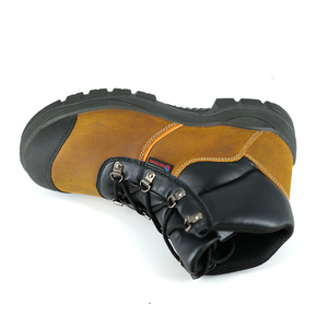 Scarpe da Lavoro Industriali Impermeabili con Punta in Acciaio, Stivali di Sicurezza Antiscivolo, Tomaia in Pelle PU, Fodera in Rete, Antiurto, per Uso in Fabbrica - Product Image 5