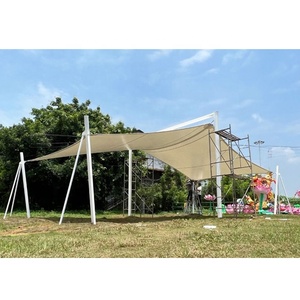 Estructura de Membrana de Tela con Revestimiento de PTFE PVDF para Paisajismo, Estructura de Membrana para Canchas Deportivas de Baloncesto, Carpa Grande - Product Image 1