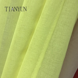 2023 prêt à l'emploi Polyester Tulle Voile solide européen pure tissu <span class=keywords><strong>rideaux</strong></span> pour maison salon ombrage - Product Image 3