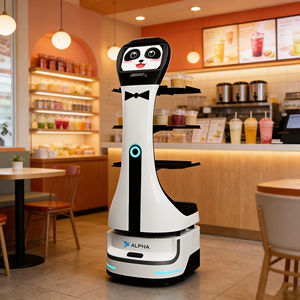 <span class=keywords><strong>Robot</strong></span> de livraison multifonctionnel avec écran interactif, <span class=keywords><strong>robot</strong></span> d'accueil intelligent pour aéroport, hall d'exposition, restaurant - Product Image 1