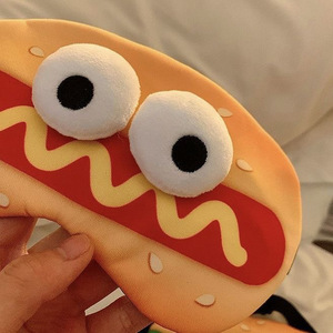 Masque <span class=keywords><strong>de</strong></span> sommeil amusant en forme <span class=keywords><strong>de</strong></span> hamburger pour <span class=keywords><strong>les</strong></span> étudiants, <span class=keywords><strong>les</strong></span> enfants, la sieste <span class=keywords><strong>de</strong></span> <span class=keywords><strong>midi</strong></span>, masque <span class=keywords><strong>de</strong></span> sommeil bloquant la lumière, masque <span class=keywords><strong>de</strong></span> sommeil en forme <span class=keywords><strong>de</strong></span> hot-dog, masque <span class=keywords><strong>de</strong></span> sommeil glacé - Product Image 6