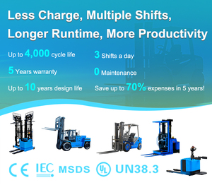 プロポウ24V 36V 48V 72V 80V高出力リチウムフォークリフト電池48V 560Ah - Product Image 3