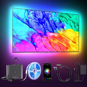 Hoomc AL11C3 Inmersión Smart Tv Retroiluminación 4K HDMI 2,0 Caja de sincronización retroiluminación LED Caja de sincronización HDMI con control remoto