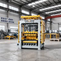 Machine à blocs de mur de soutènement entièrement automatique fiable QT7-15, machine à fabriquer des blocs préfabriqués, machine à briques creuses pour usine de briques