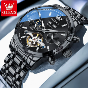Reloj Mecánico Automático de Acero Inoxidable para Hombre, 6740 OEM con Logotipo Personalizado, Correa de 20 mm, Esfera de 42 mm, Analógico, con Botón de Presión y Cierre Oculto - Product Image 6