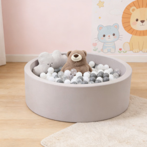 Conjuntos de equipo de juego suave para fábricas: Escalada, gateo, deslizamiento, juego para niños pequeños y bebés, piscina de bolas redonda de espuma combinada - Product Image 4